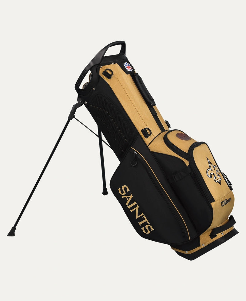 Load image into Gallery viewer, Wilson New Orleans Saints NFL Golf Bags - Stand &amp; Cart
