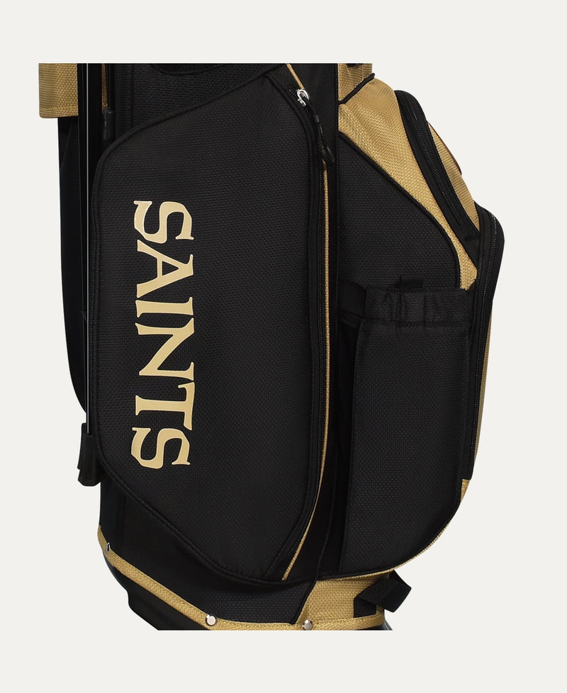 Load image into Gallery viewer, Wilson New Orleans Saints NFL Golf Bags - Stand &amp; Cart
