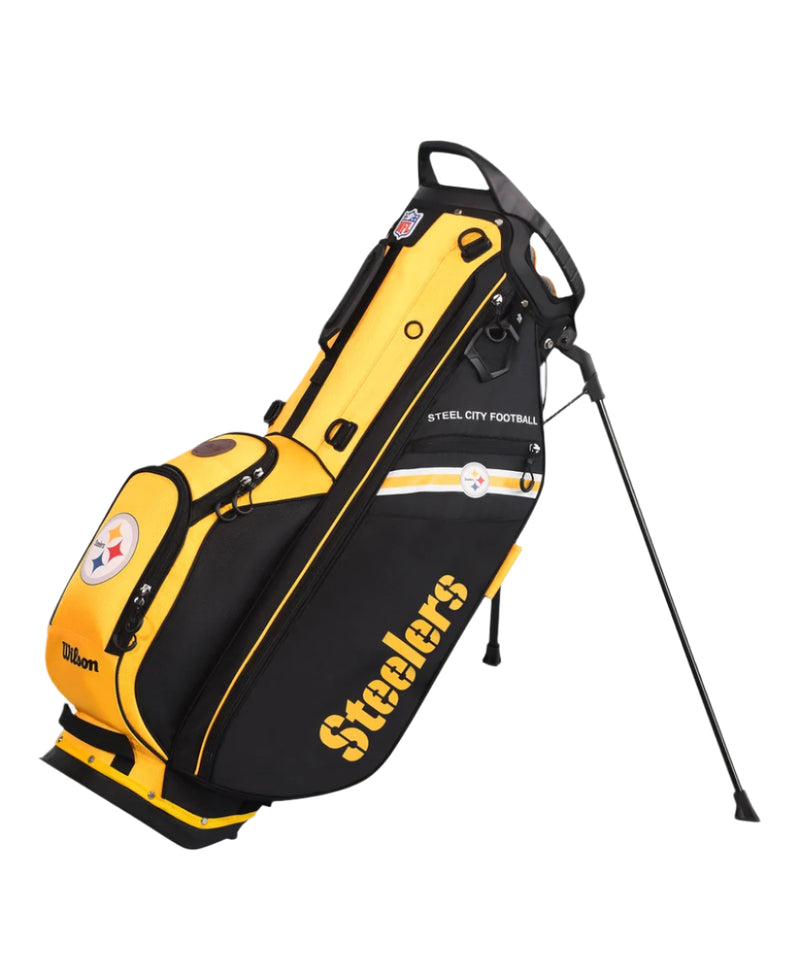 Load image into Gallery viewer, Wilson Pittsburgh Steelers NFL Stand Golf Bag
