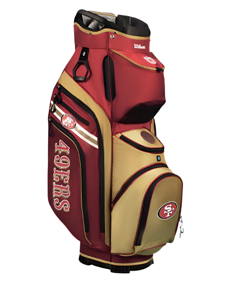 Load image into Gallery viewer, Wilson San Francisco 49ers NFL Golf Cart Bag
