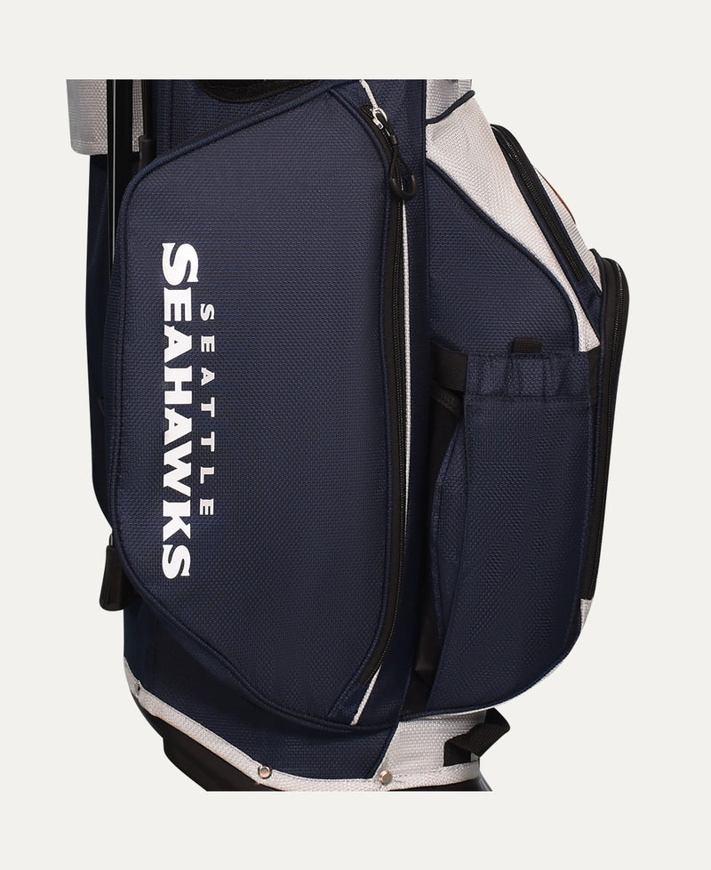 Load image into Gallery viewer, Wilson Seattle Seahawks NFL Golf Bags - Stand &amp; Cart
