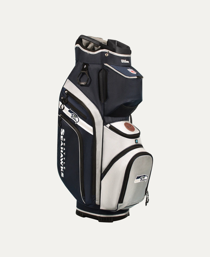 Load image into Gallery viewer, Wilson Seattle Seahawks NFL Golf Bags - Stand &amp; Cart
