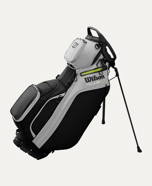 Wilson Talus Golf Stand Bag - Black / Gray / Yellow