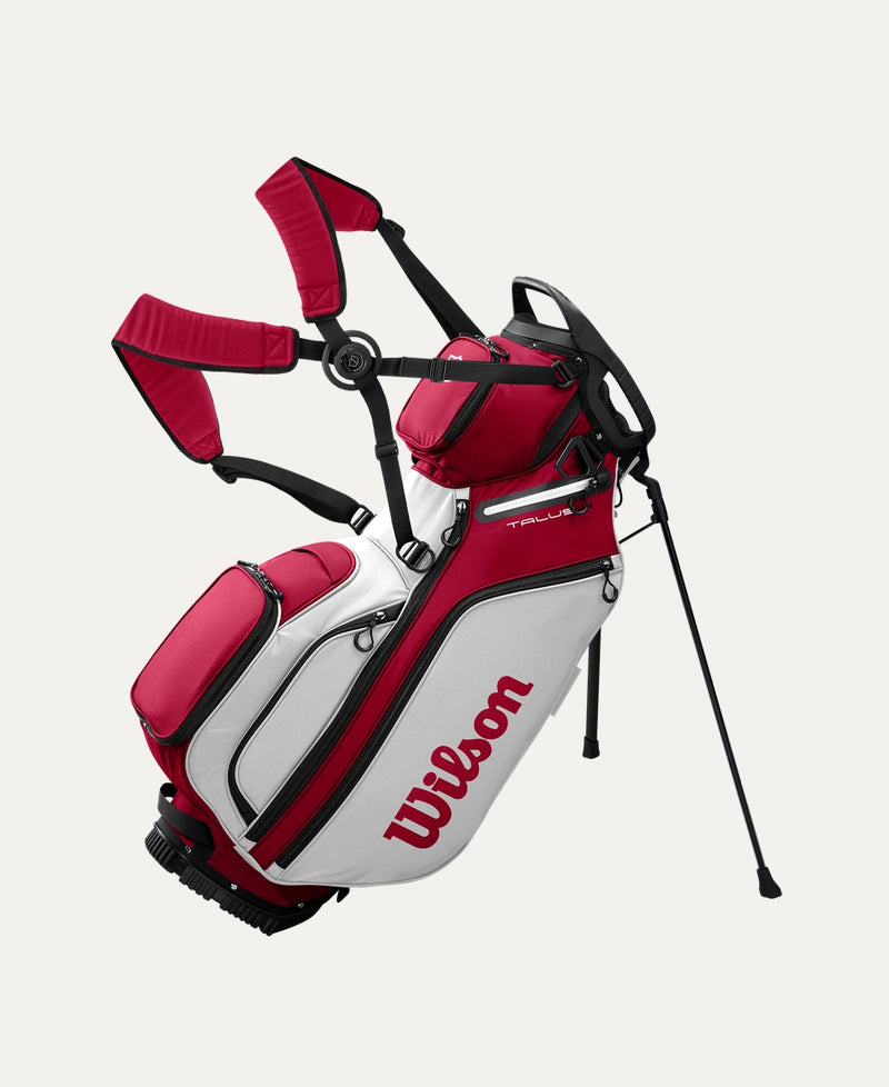 Load image into Gallery viewer, Wilson Talus Golf Stand Bag - Red / White
